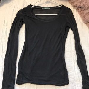 Grey long sleeve shirt